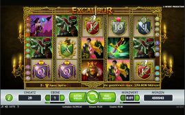 Excalibur online Slot kostenlos spielen