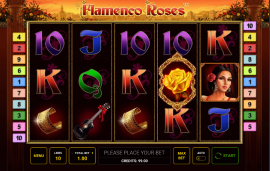 Flamenco Roses online Slot kostenlos spielen