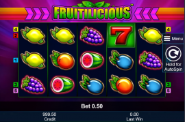Fruitilicious Slot kostenlos spielen