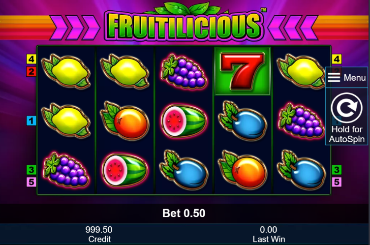 Slot Machines Fruitilicious Murphy Require all star slots