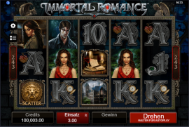 Immortal Romance online Slot kostenlos spielen