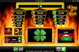 King of Luck Spielautomat kostenlos spielen