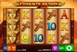 Pharao’s Riches Spielautomat kostenlos spielen