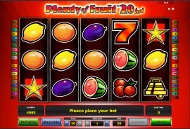 Plenty of Fruit 20 Hot online Slot kostenlos spielen