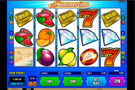 Summertime online Slot kostenlos spielen