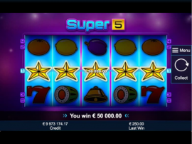 Super 5 online Slot kostenlos spielen