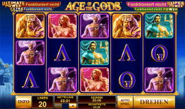 Age of the Gods Slot kostenlos spiele von Playtech