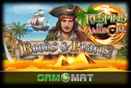 Books & Pearls Respins of Amun-Re Slot kostenlos spiele von Gamomat