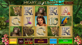 Heart of the Jungle Slot kostenlos spiele von Platech