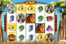 Savanna King Slot kostenlos spiele von Genesis Gaming